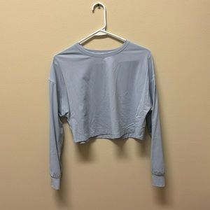 Lululemon Longsleeve Cropped Blue Top
